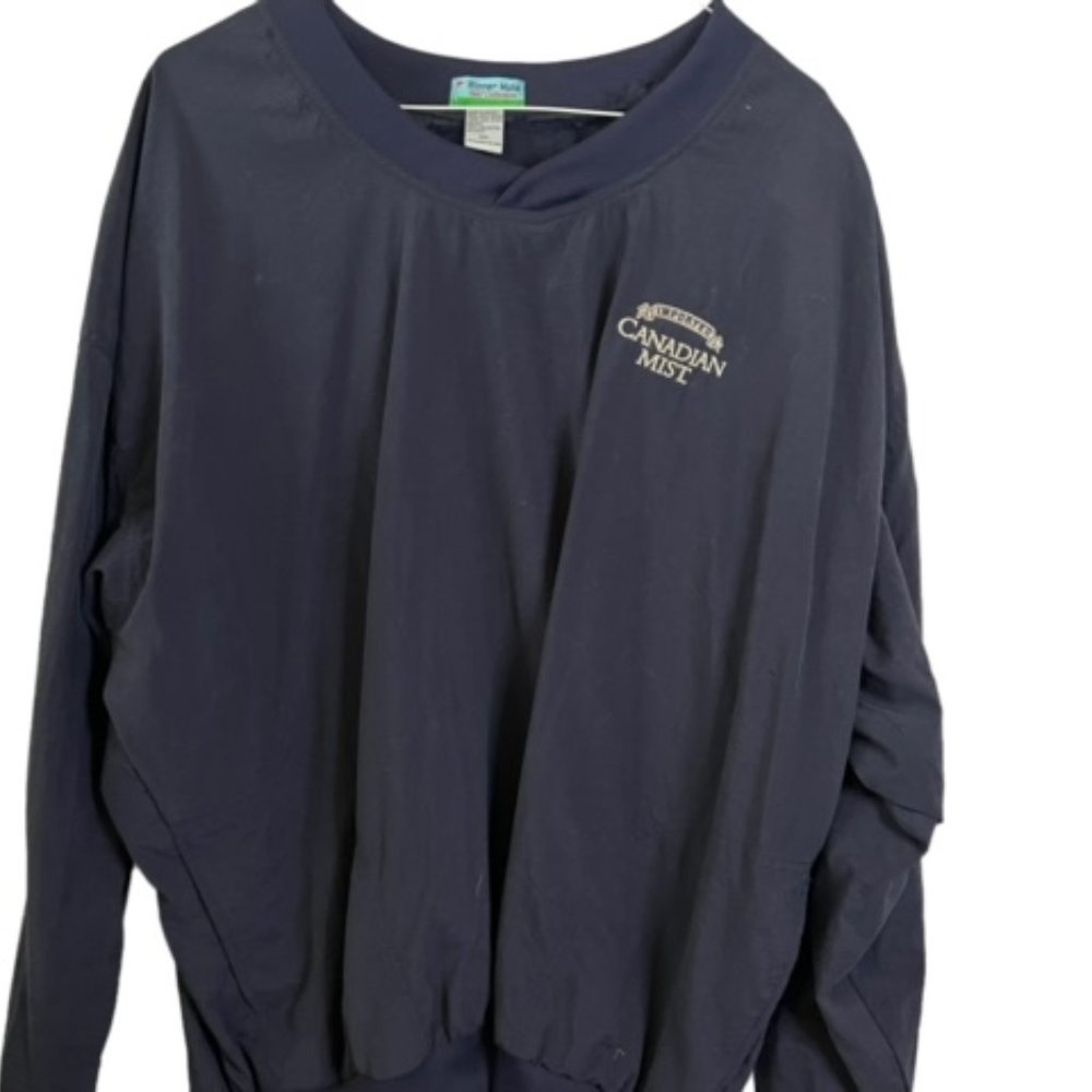 Canadian Mist Mens Vintage V Neck Pullover Size XXL